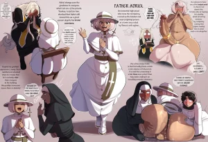 Father Adriel's Monestary 2 porn comic picture 1