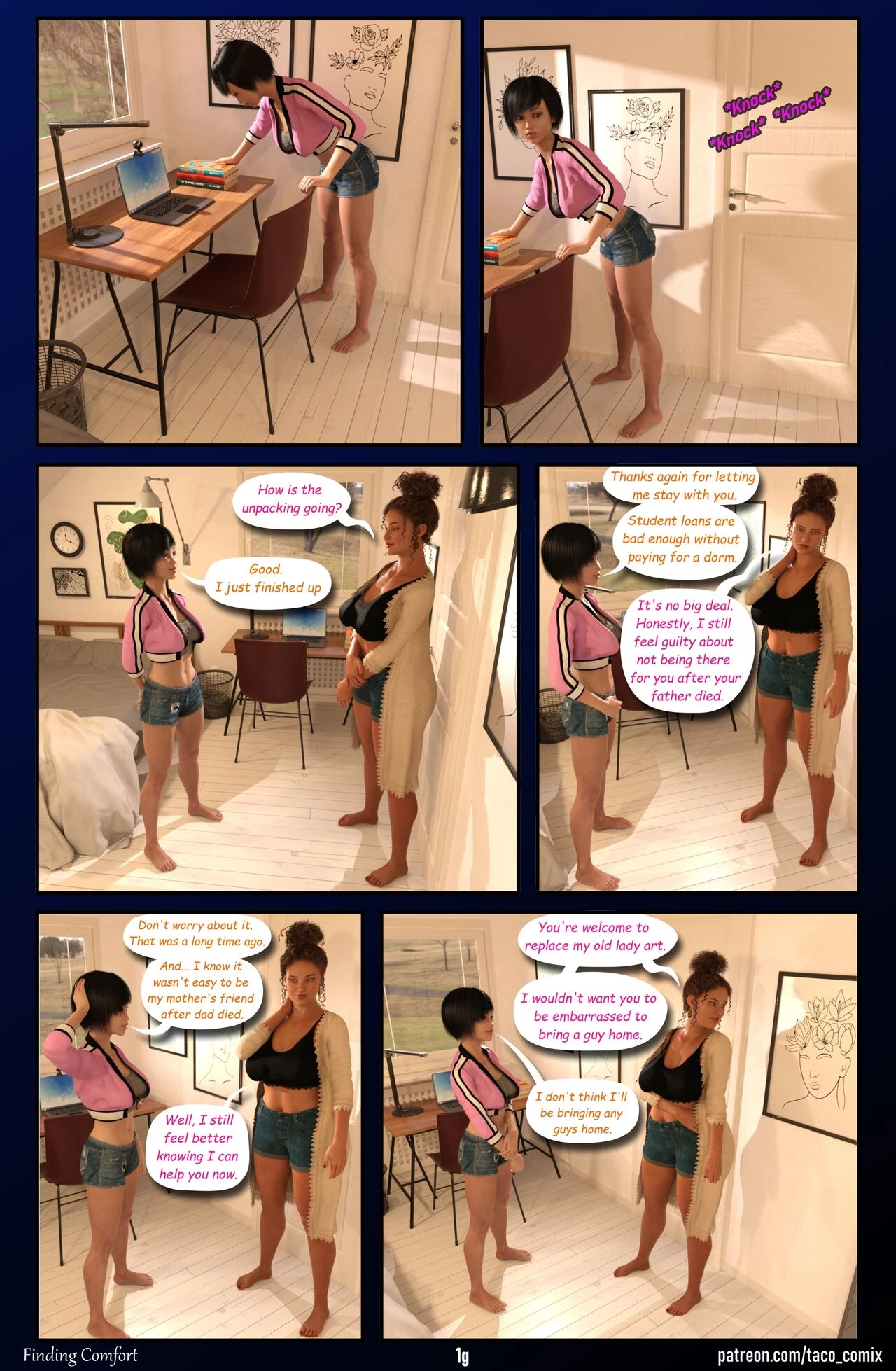 Finding Comfort [Female] porn comic picture 2