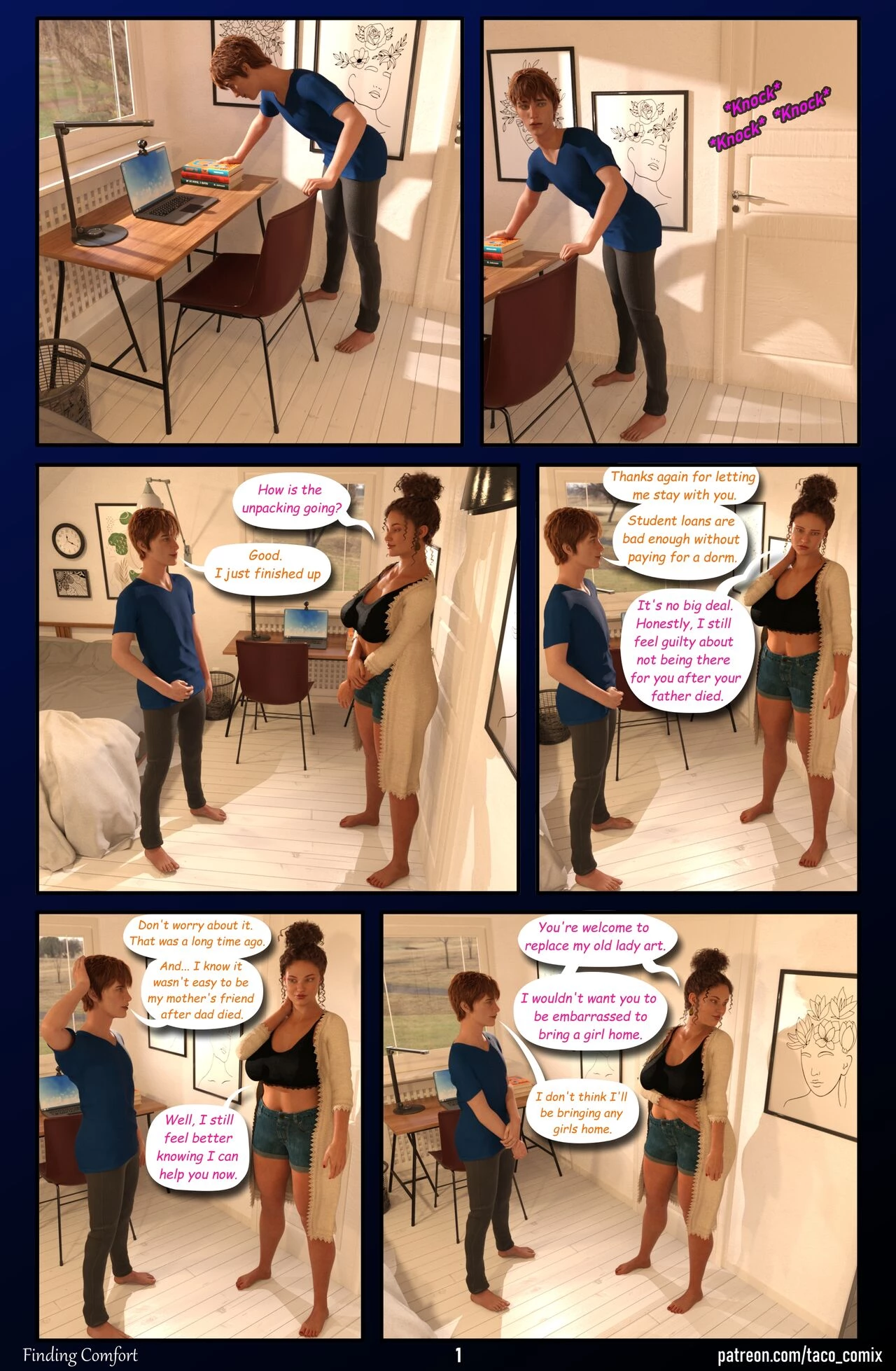 Finding Comfort porn comic picture 2