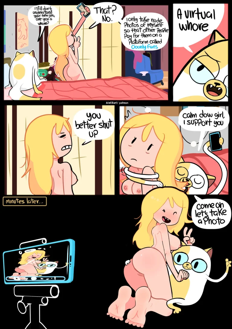 Fionna and Cake: A New Job (Ongoing) porn comic picture 3