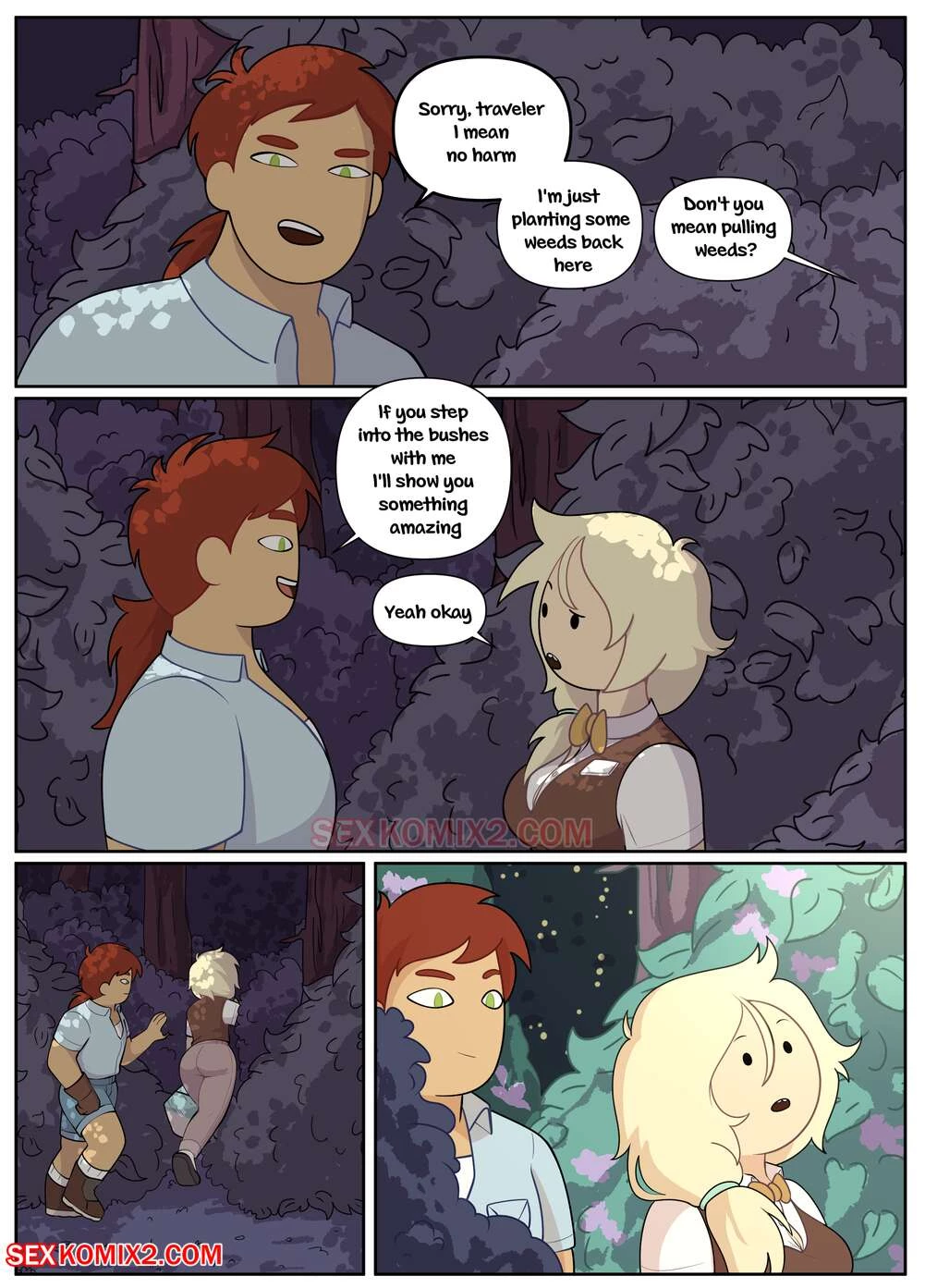 Fionna and hunter porn comic picture 3
