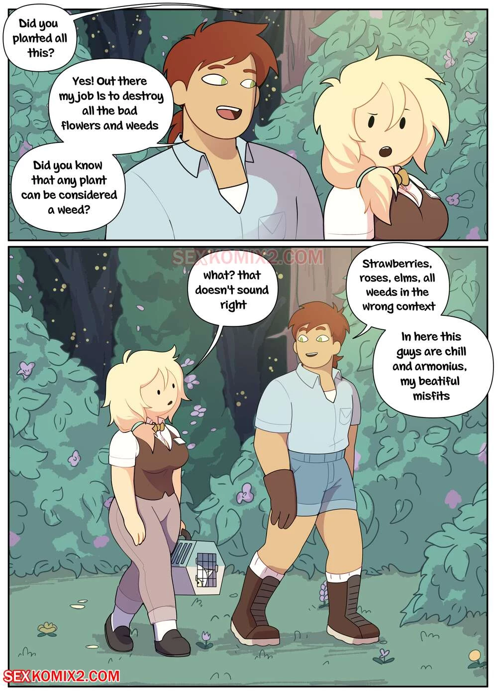 Fionna and hunter porn comic picture 4