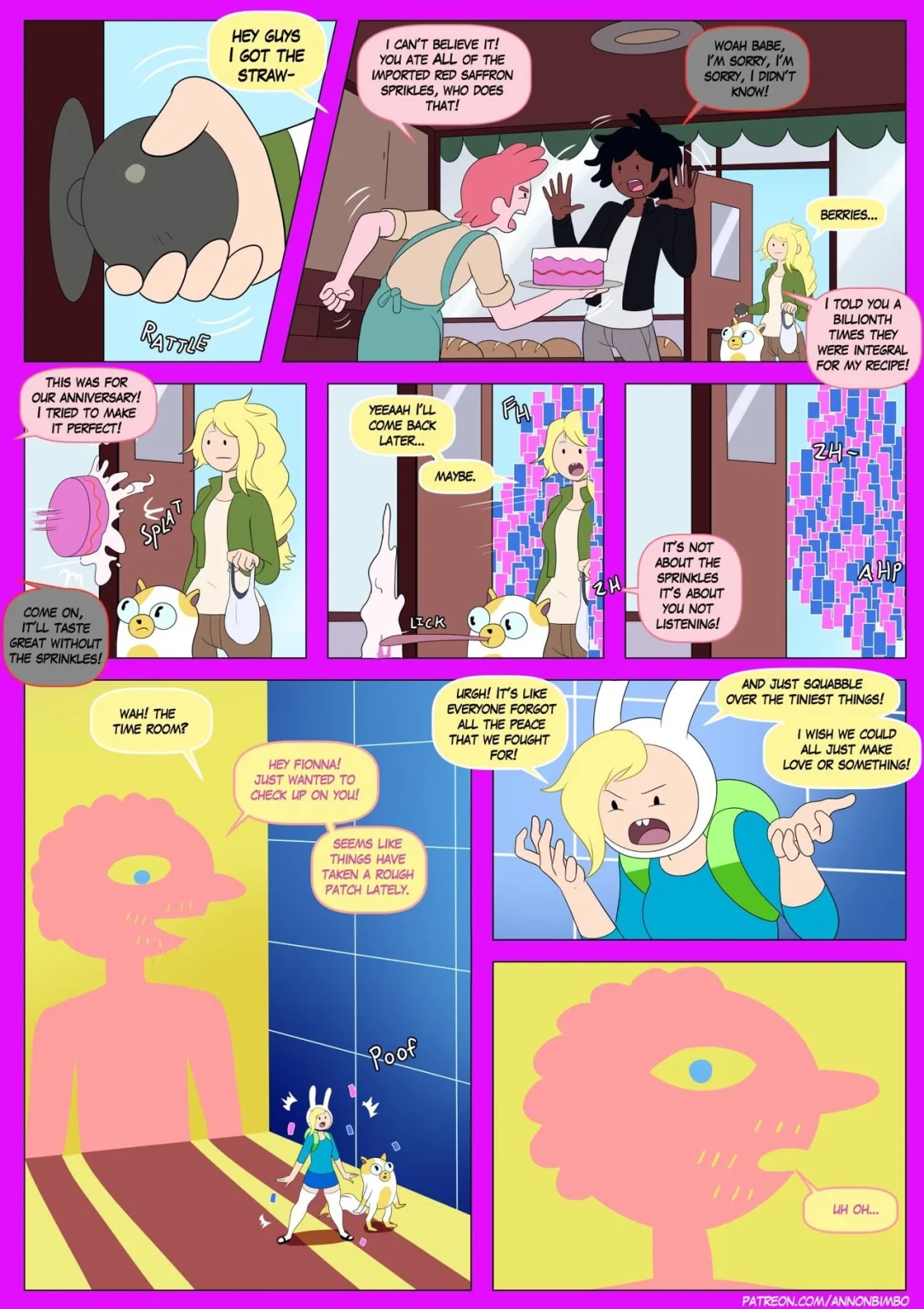 Fionna & Cake Love or Something porn comic picture 1