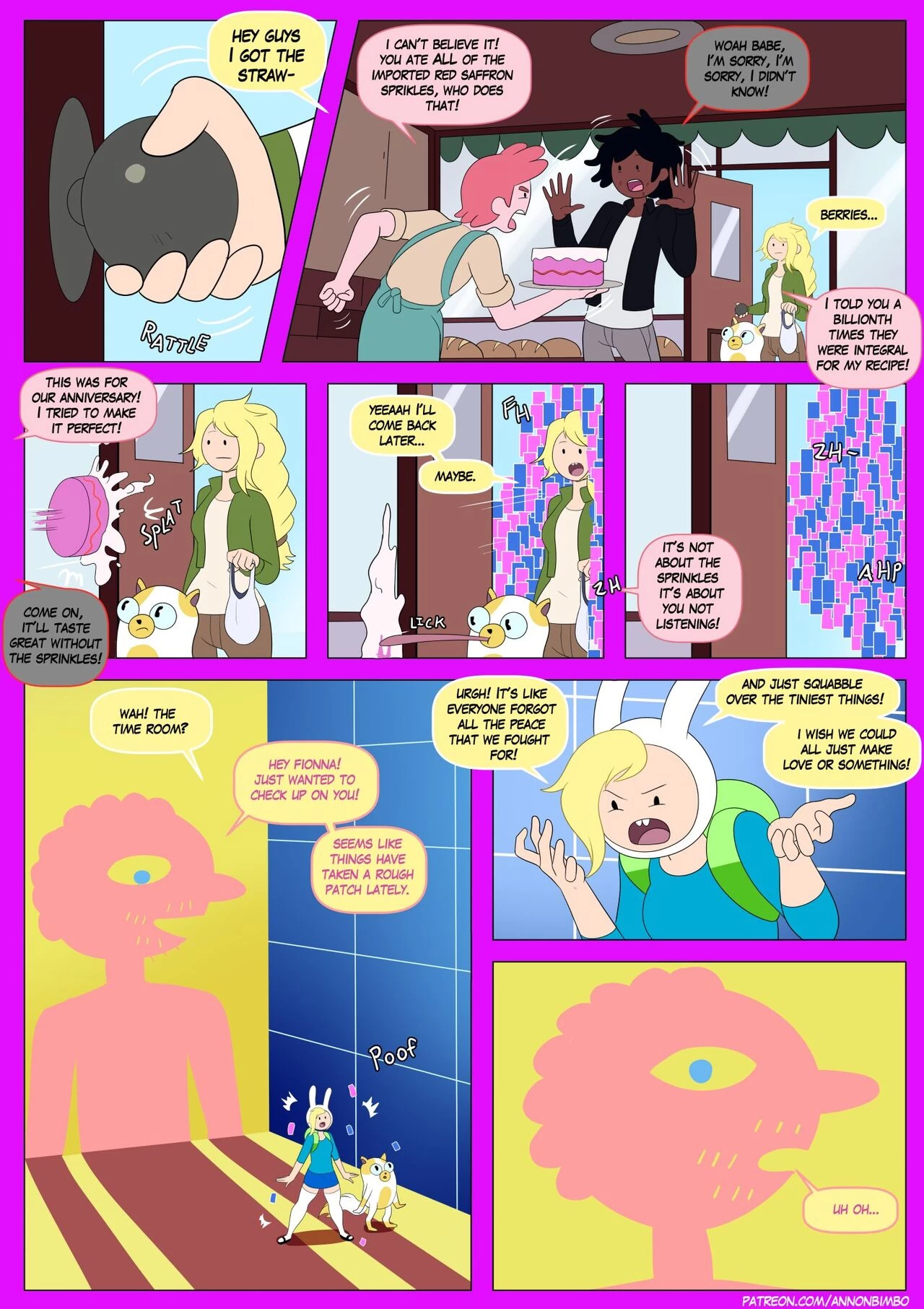 Fionna & Cake Love or Something porn comic picture 1
