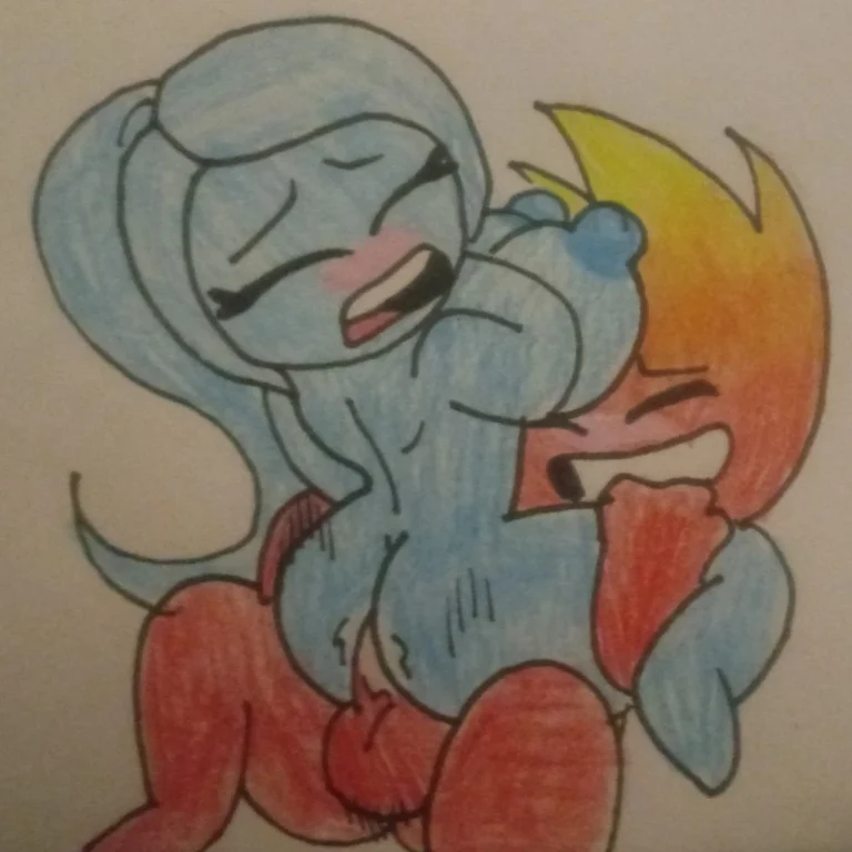 Fireboy and Watergirl porn comic picture 4