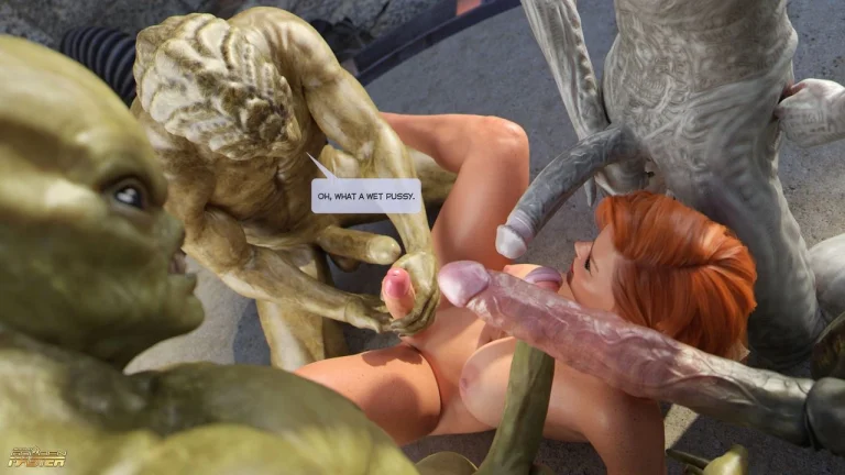 First Contact - 11 alien gangbang porn comic picture 15