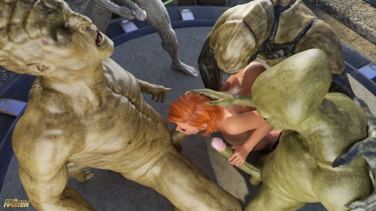 First Contact - 11 alien gangbang porn comic picture 41