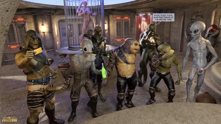 First Contact - 11 alien gangbang porn comic picture 5