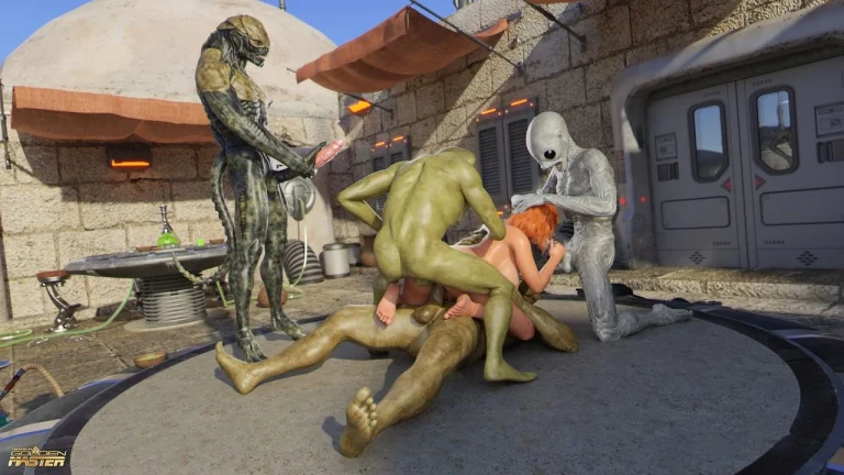 First Contact - 11 alien gangbang porn comic picture 56