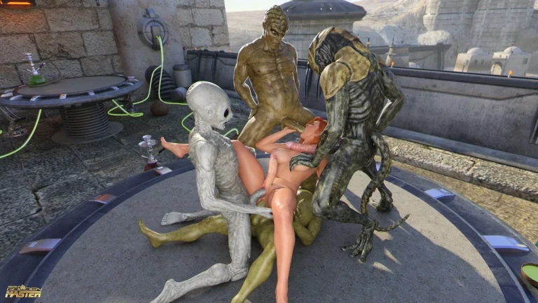 First Contact - 11 alien gangbang porn comic picture 65