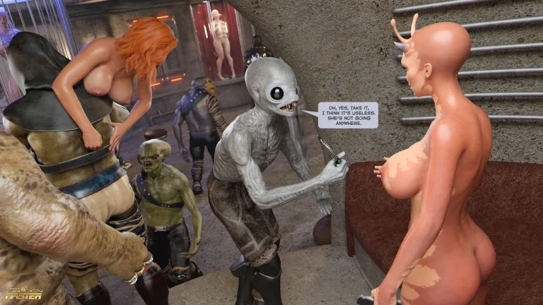 First Contact - 11 alien gangbang porn comic picture 7