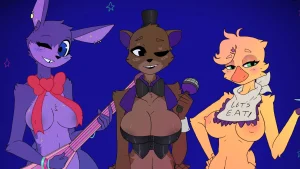 Five Nights At Fuzzboob's porn comic picture 1