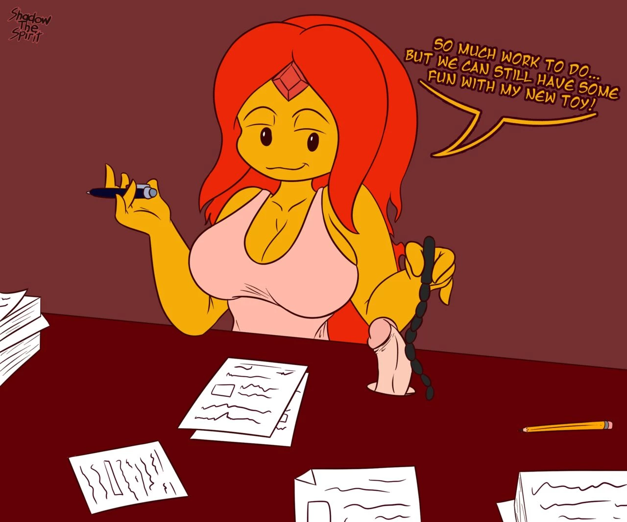 Flame Princess Femdom porn comic picture 1