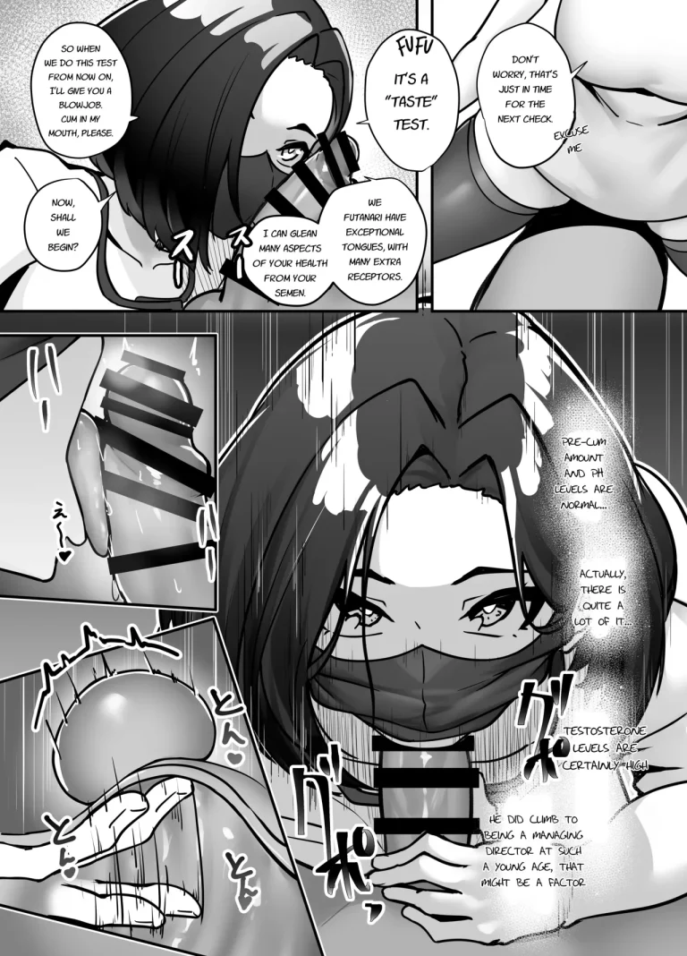 Flirty Lovey Futanari Reverse Anal Sex Salon porn comic picture 6