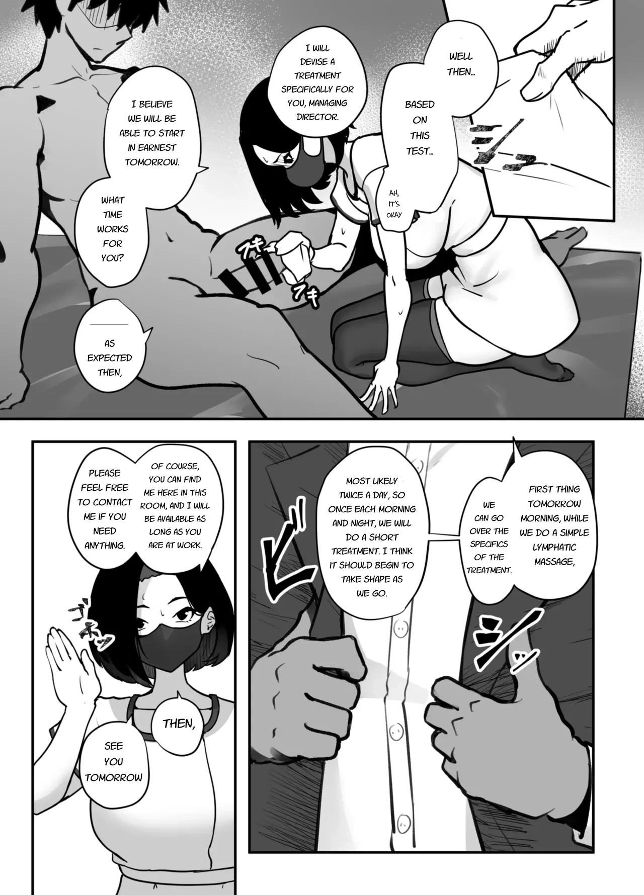 Flirty Lovey Futanari Reverse Anal Sex Salon porn comic picture 8