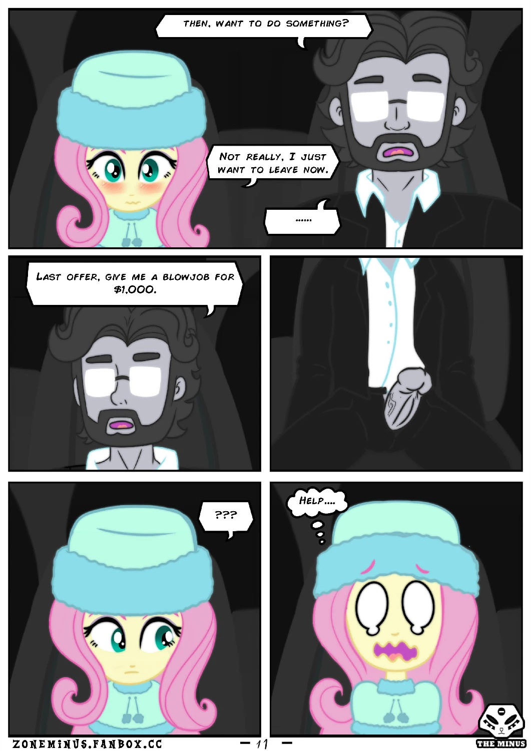 Flyttershy porn comic picture 12