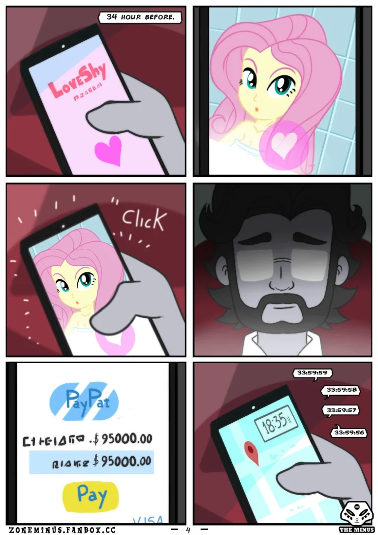 Flyttershy porn comic picture 5