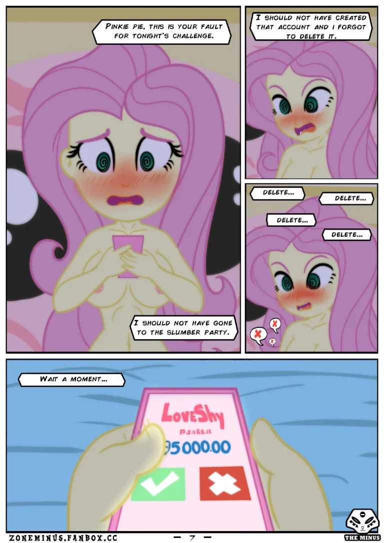 Flyttershy porn comic picture 8
