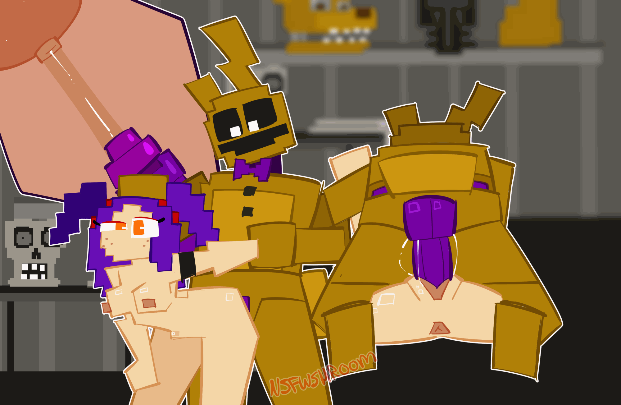 Fnaf at Bileshroom porn comic picture 17