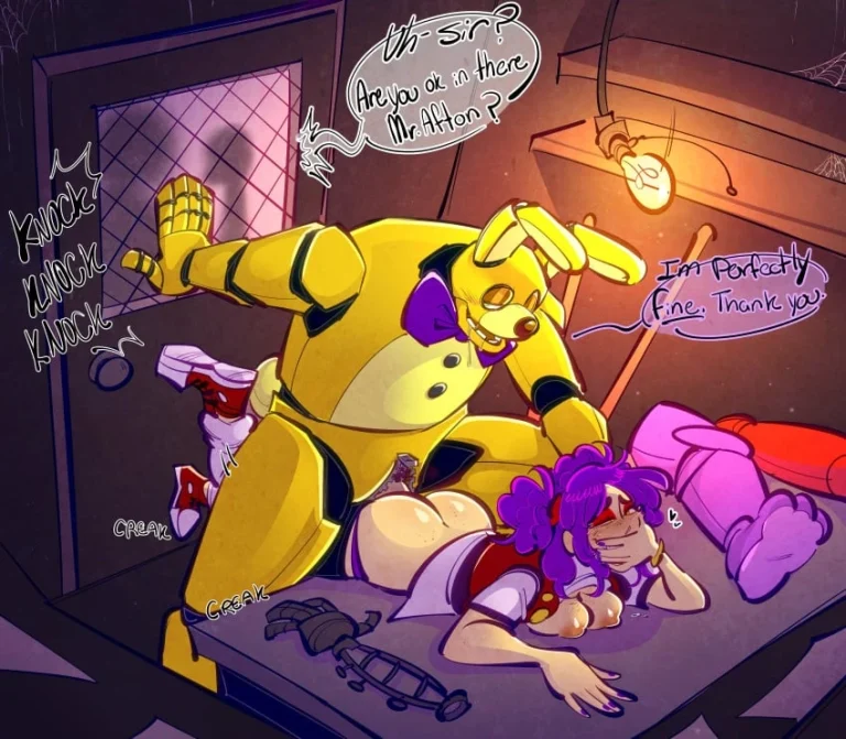 Fnaf at Bileshroom porn comic picture 4