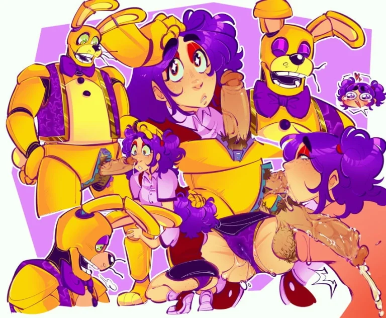 Fnaf at Bileshroom porn comic picture 5