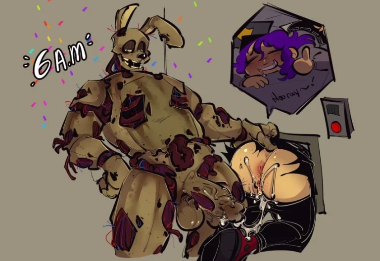 Fnaf at Bileshroom porn comic picture 8