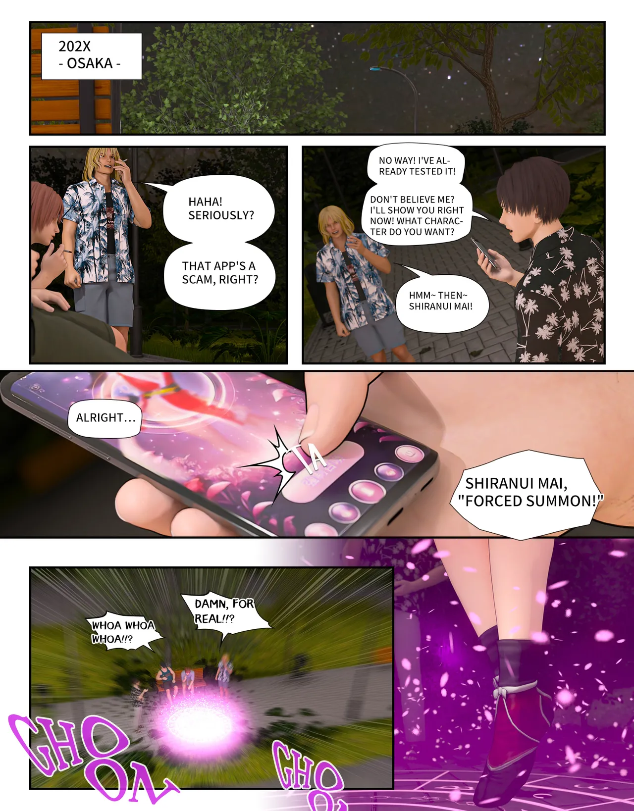 Forced Summons Shiranui Mai porn comic picture 2