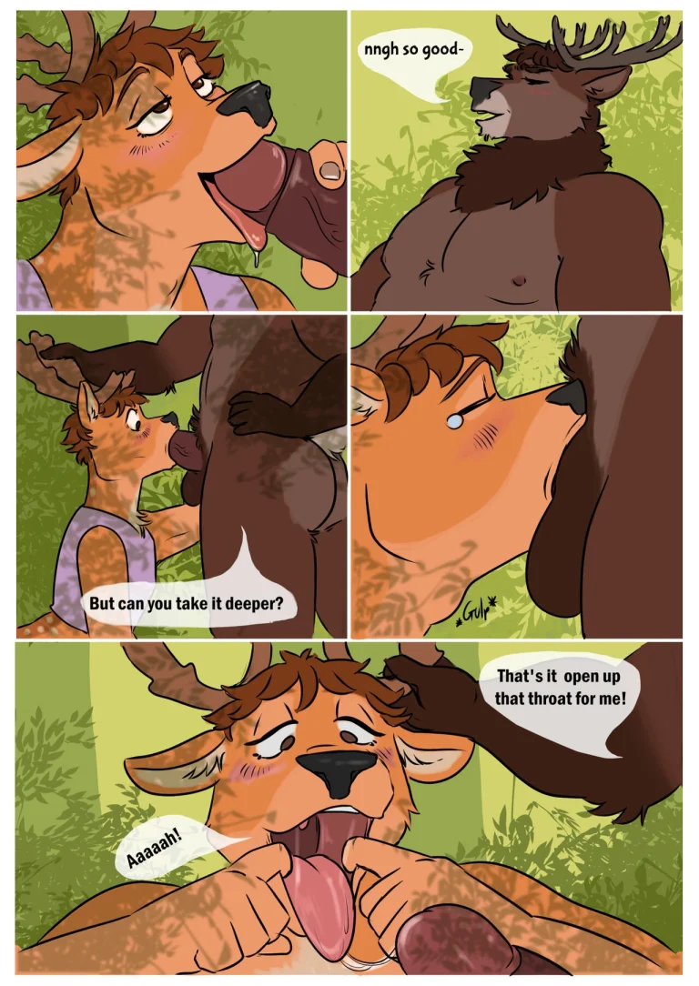 Forest Romp porn comic picture 15