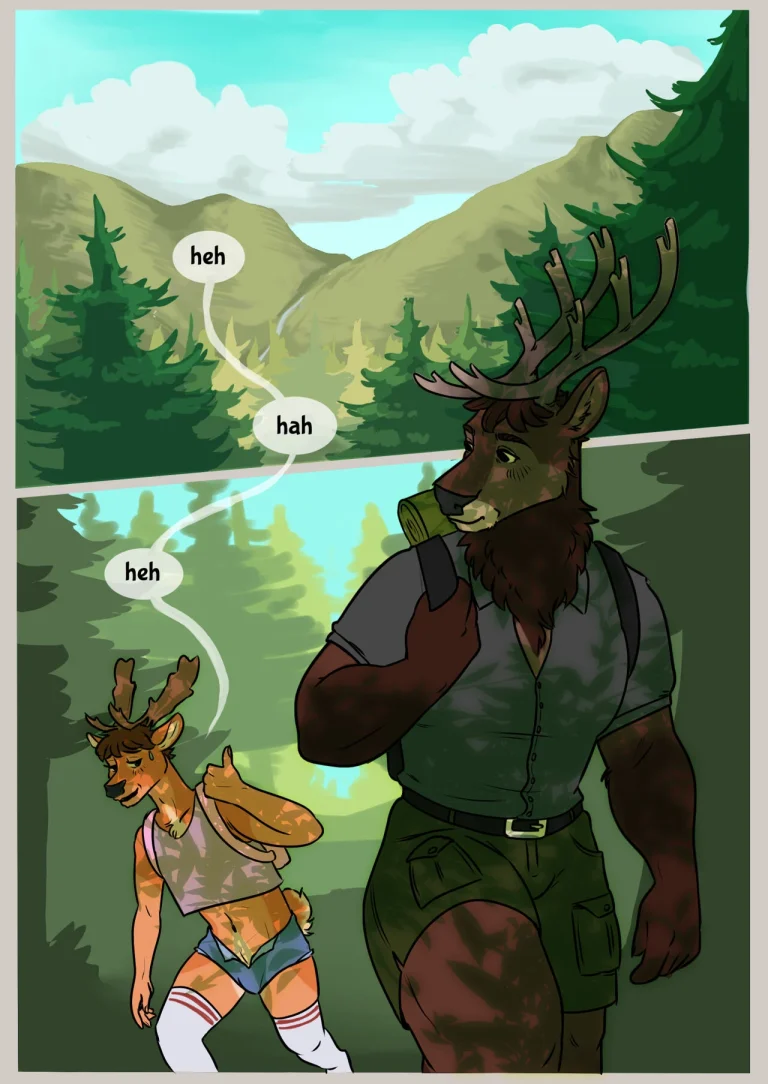 Forest Romp porn comic picture 2