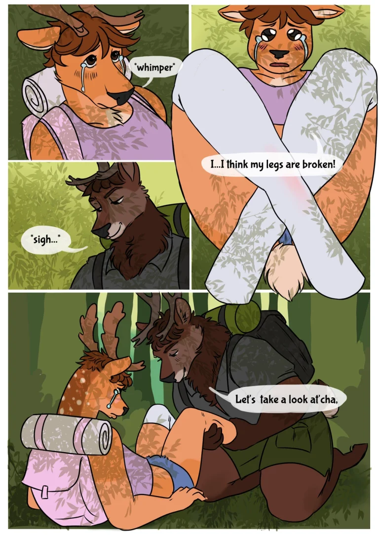 Forest Romp porn comic picture 8