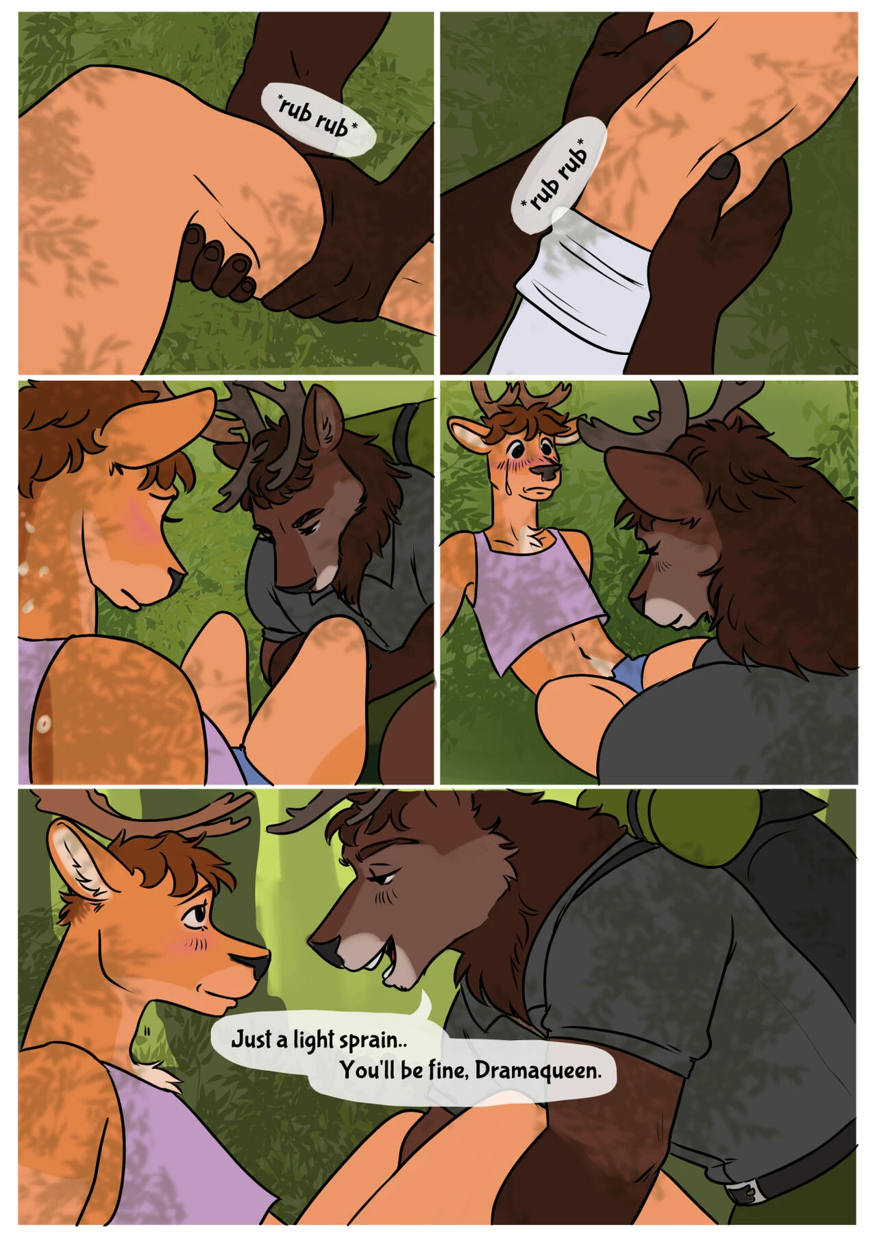 Forest Romp porn comic picture 9