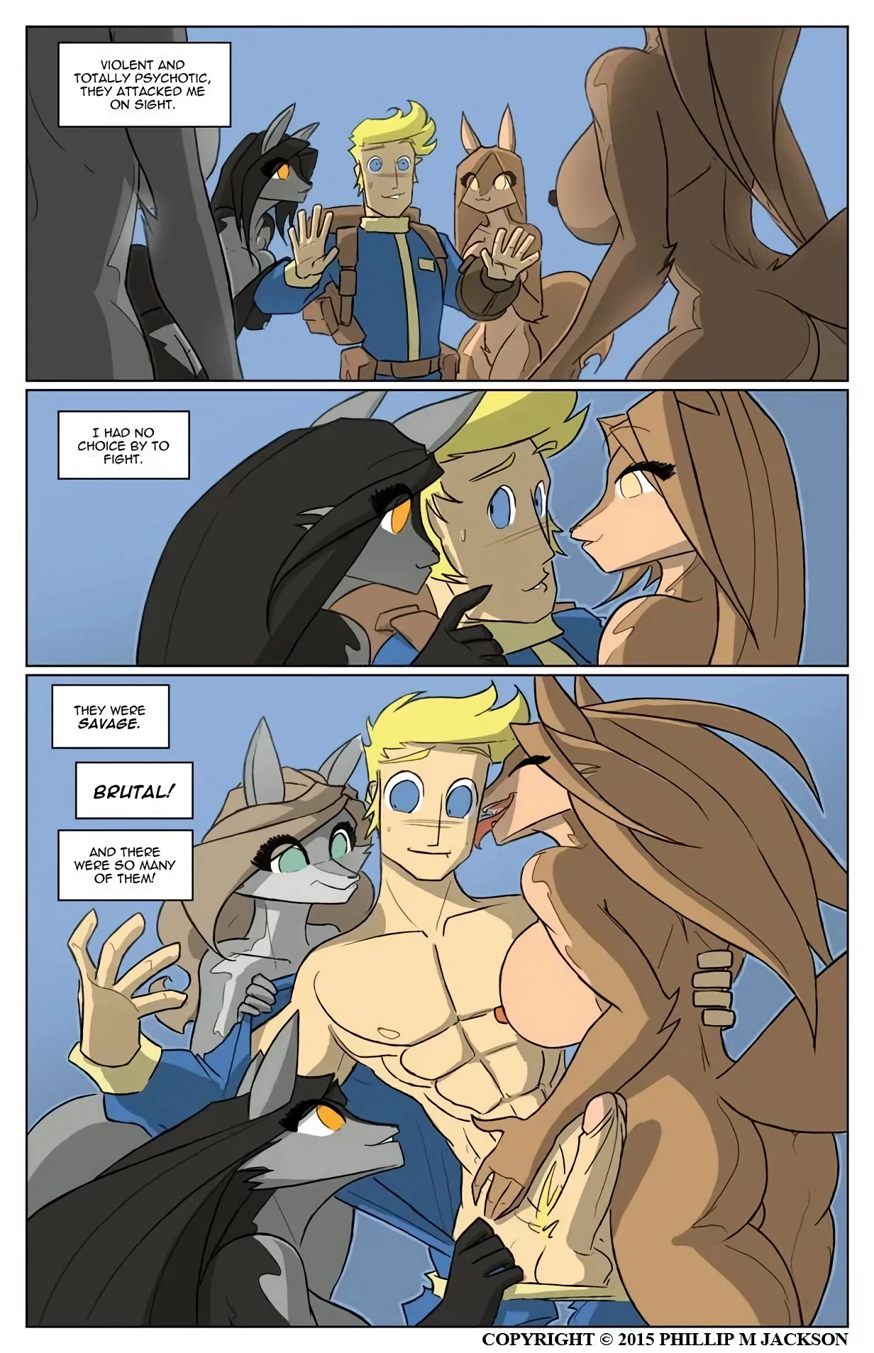 Foxout porn comic picture 4