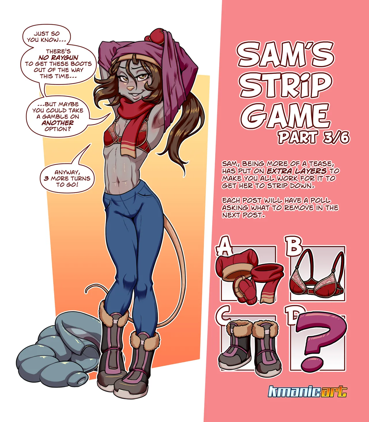Fran & Sam's Strip Games porn comic picture 10