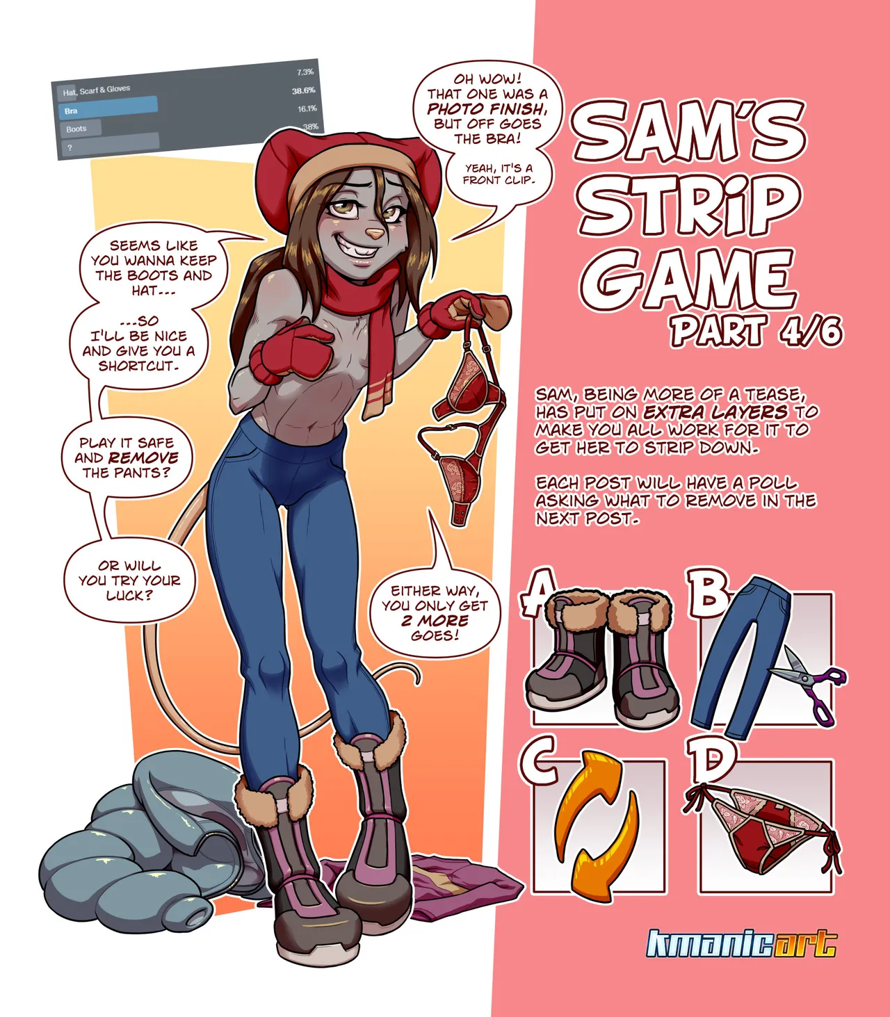Fran & Sam's Strip Games porn comic picture 11