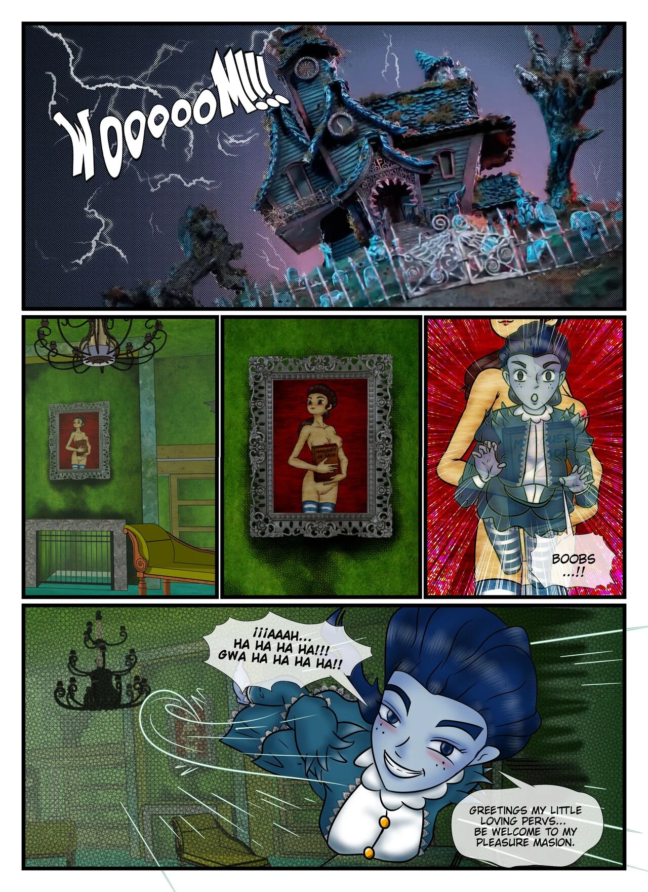 Frankelda's spooky and erotics histories porn comic picture 3