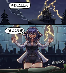 FrankSEXtein porn comic picture 1