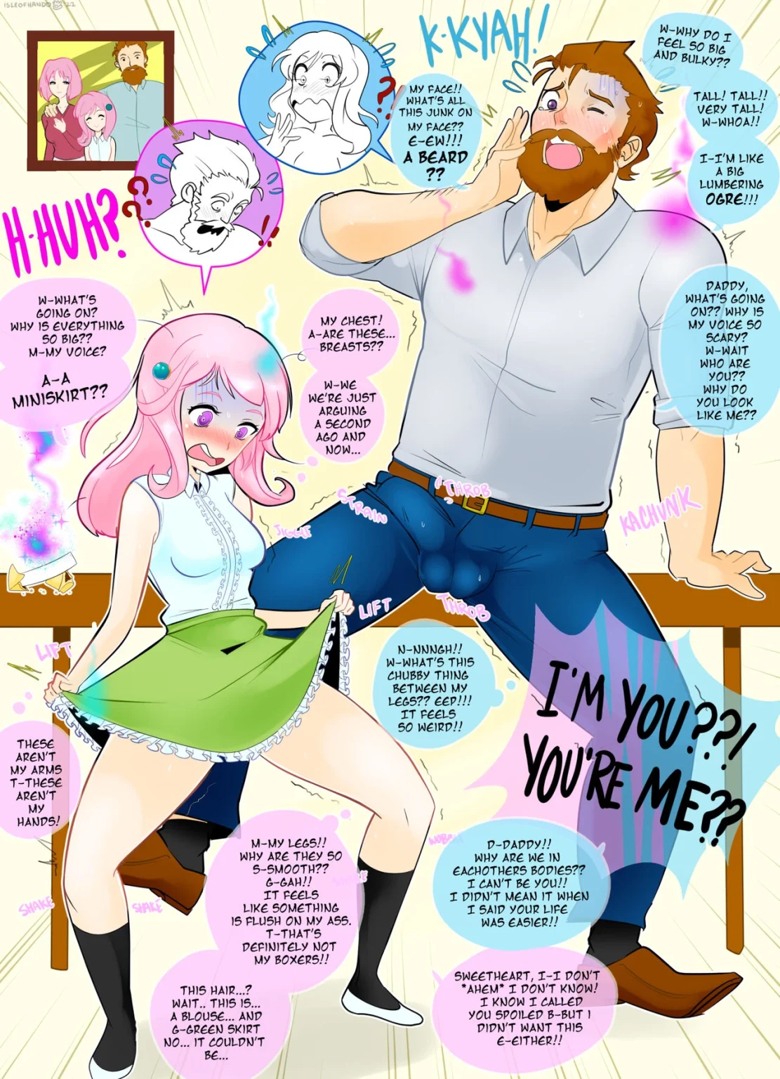 Freaky Thursday porn comic picture 1