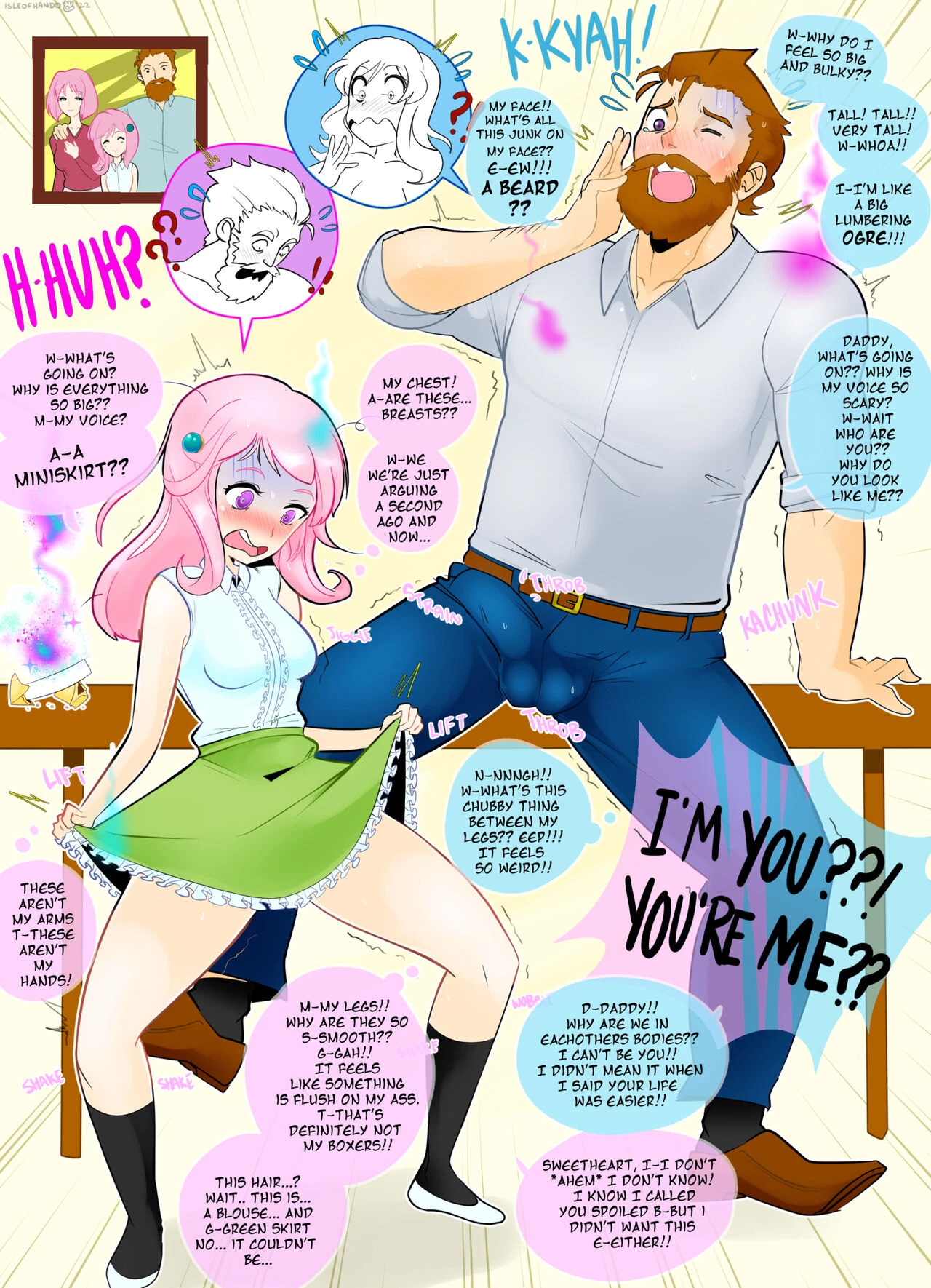 Freaky Thursday porn comic picture 1