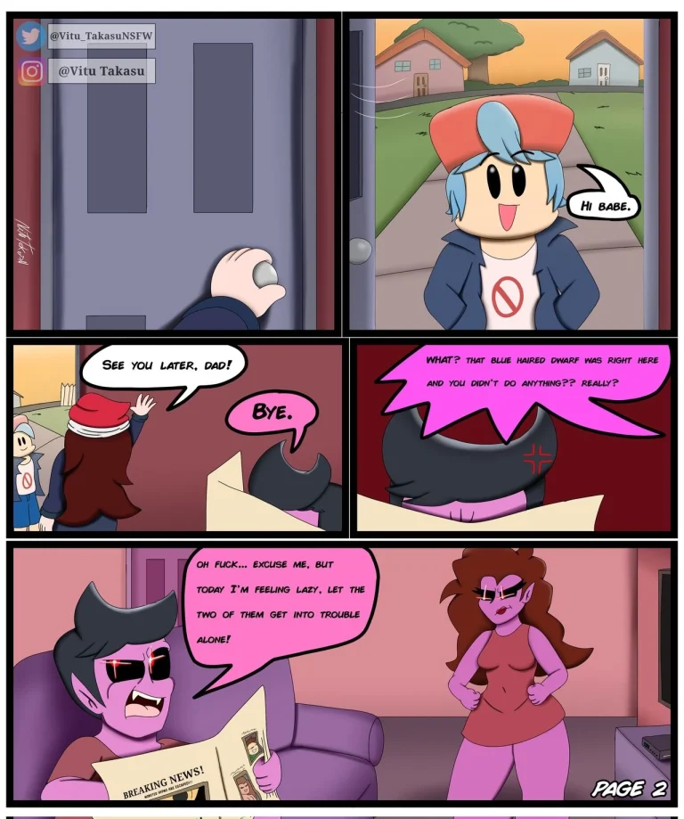 Friday night Funkin: lullaby mod history porn comic picture 3