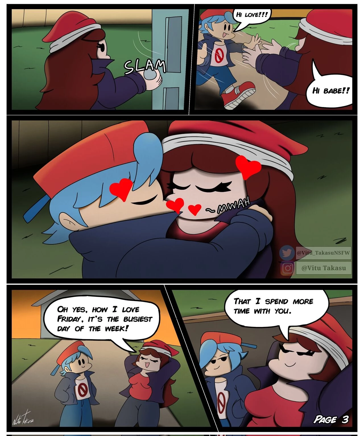 Friday night Funkin: lullaby mod history porn comic picture 4
