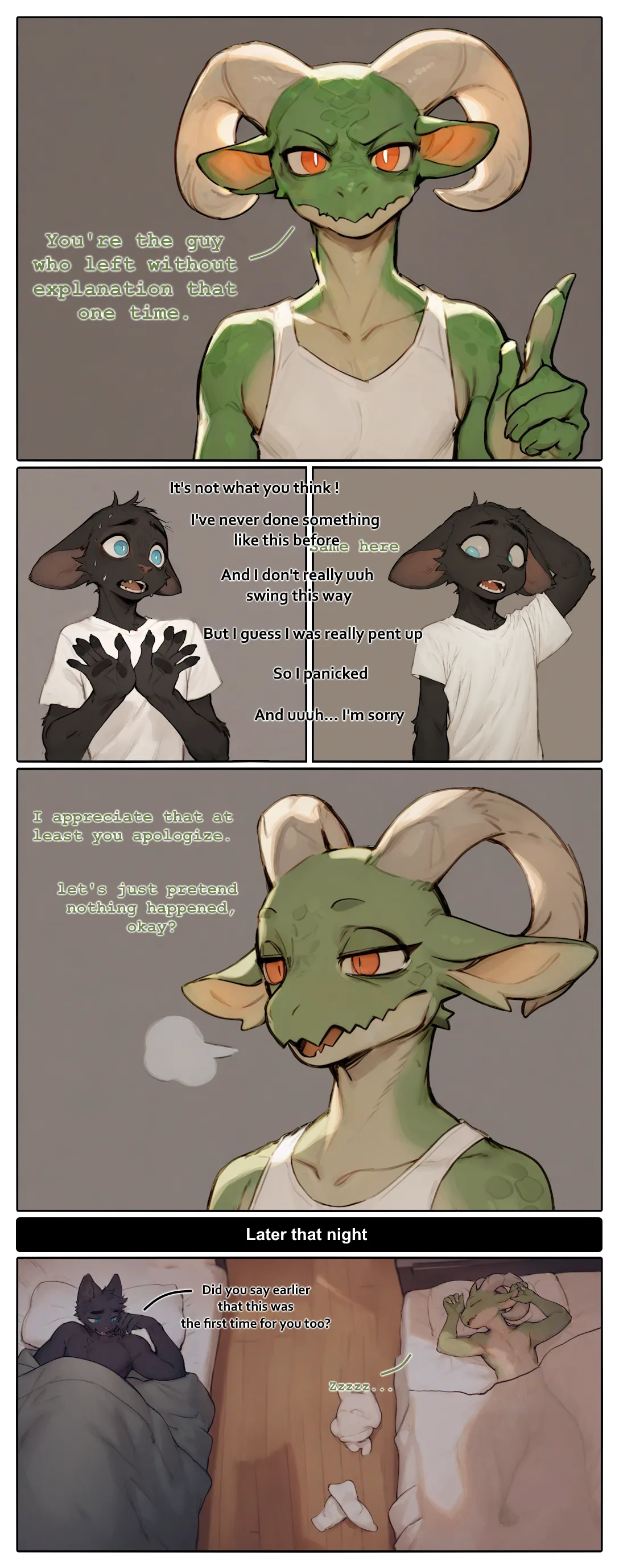 Friendly flatmates porn comic picture 13