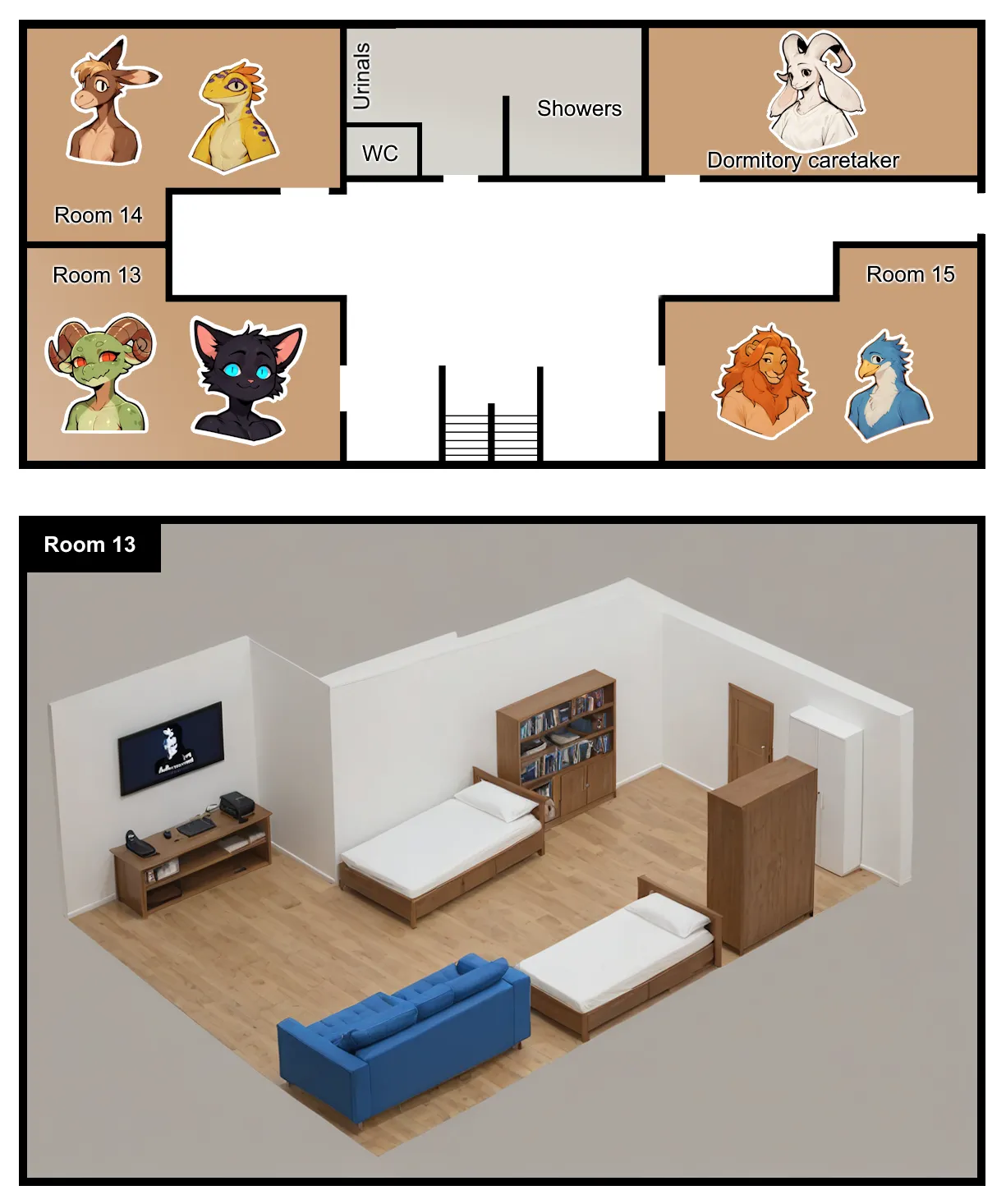 Friendly flatmates porn comic picture 25
