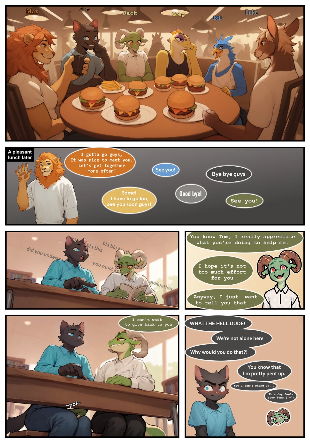 Friendly flatmates porn comic picture 34