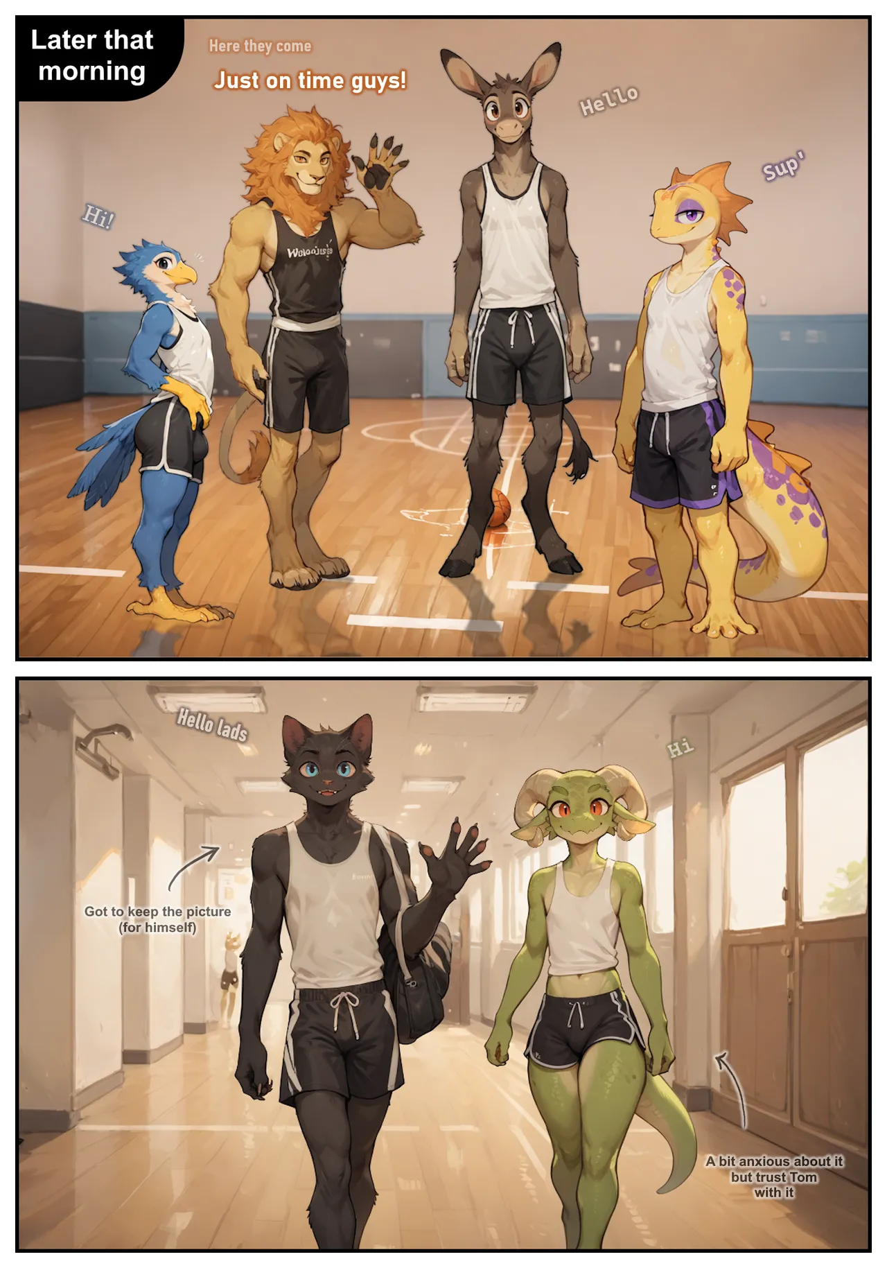 Friendly flatmates porn comic picture 61