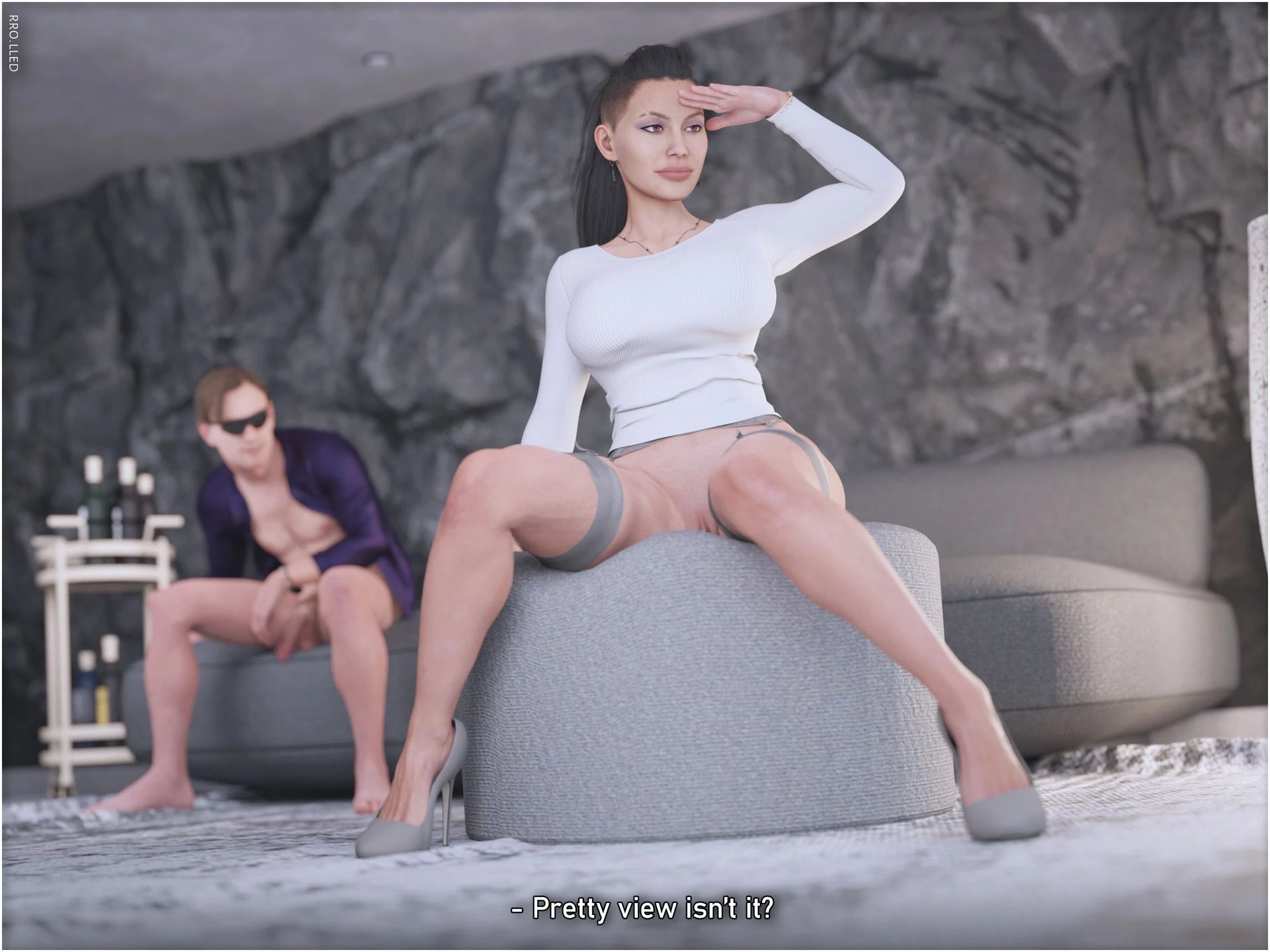 Friendly Visit porn comic picture 3