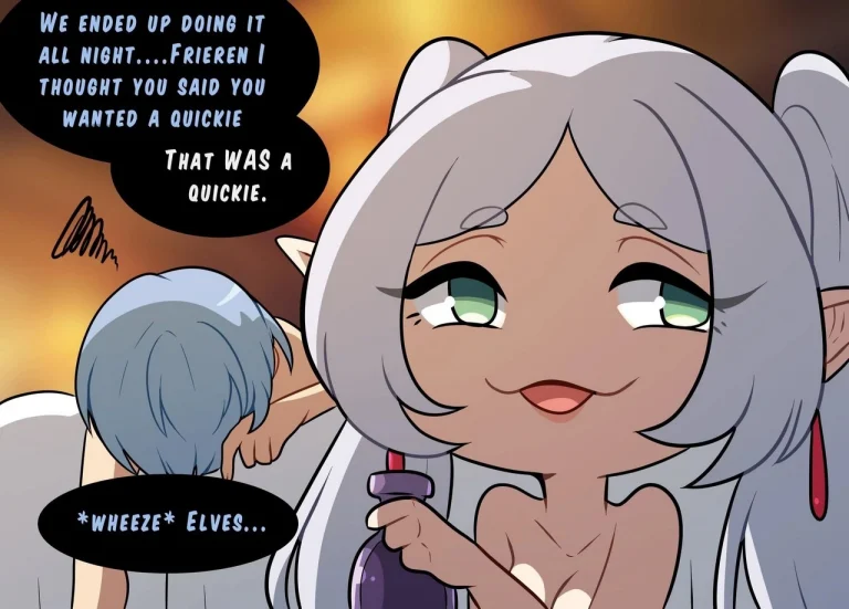 Frieren and Himmel porn comic picture 5