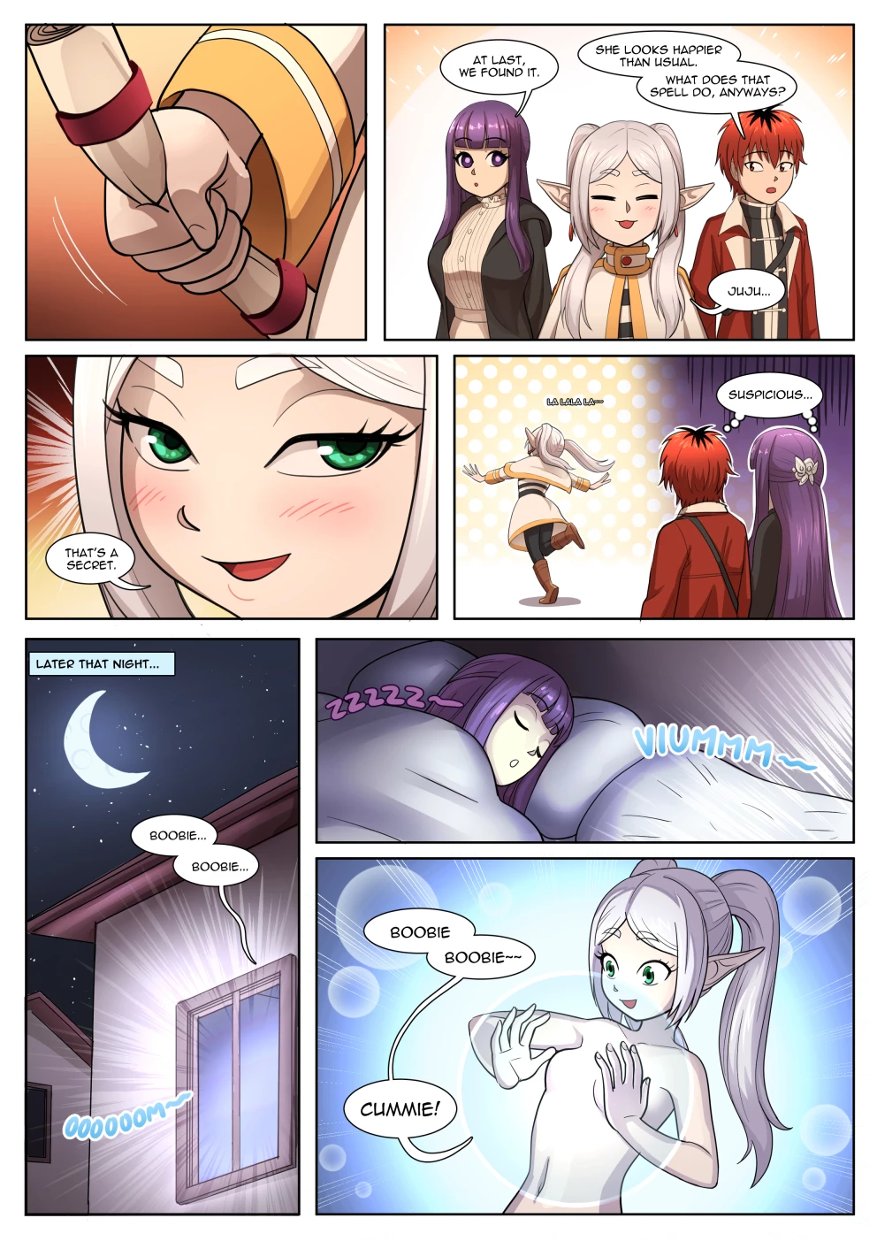 Frieren's New Lewd Spell porn comic picture 3
