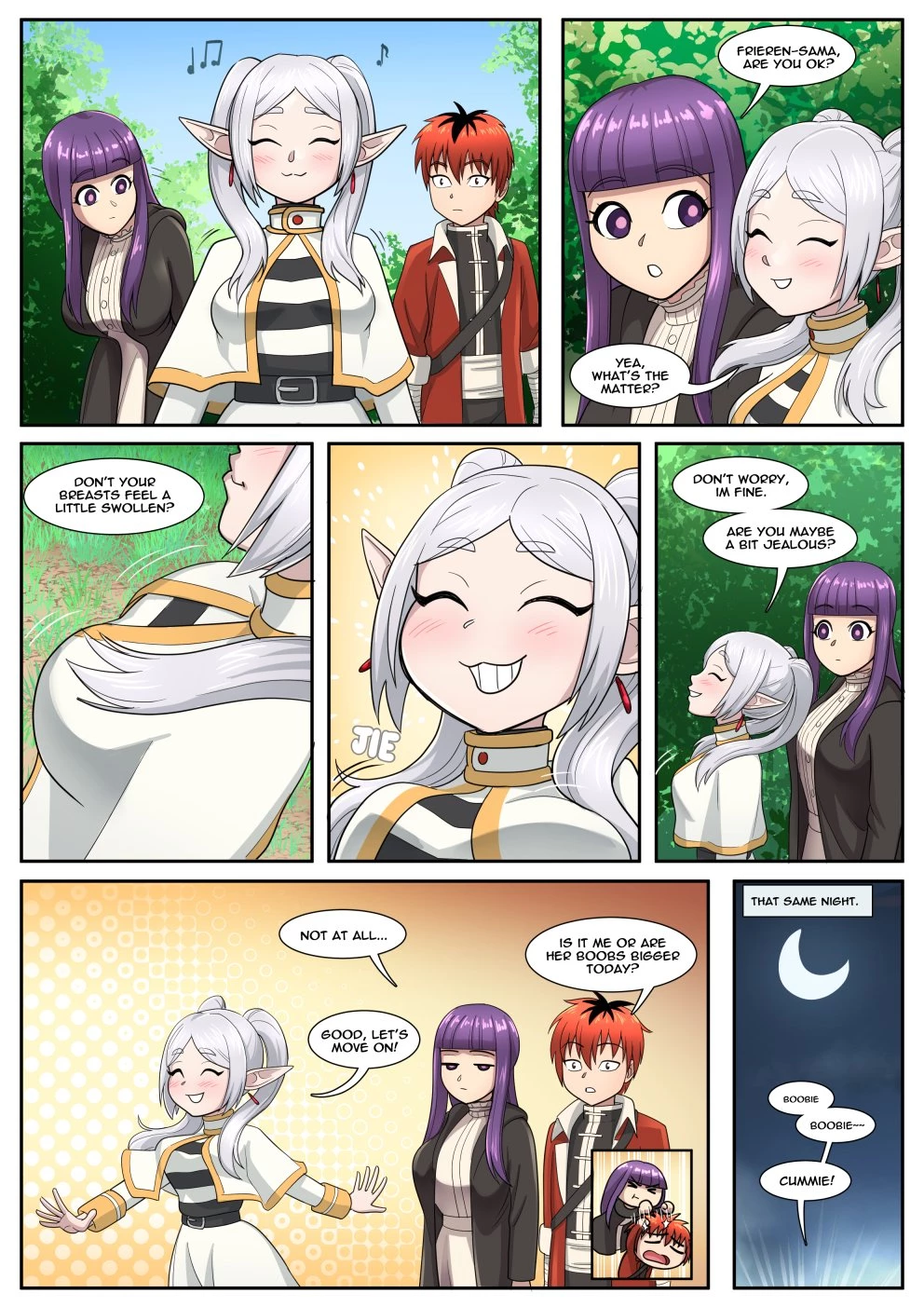 Frieren's New Lewd Spell porn comic picture 4