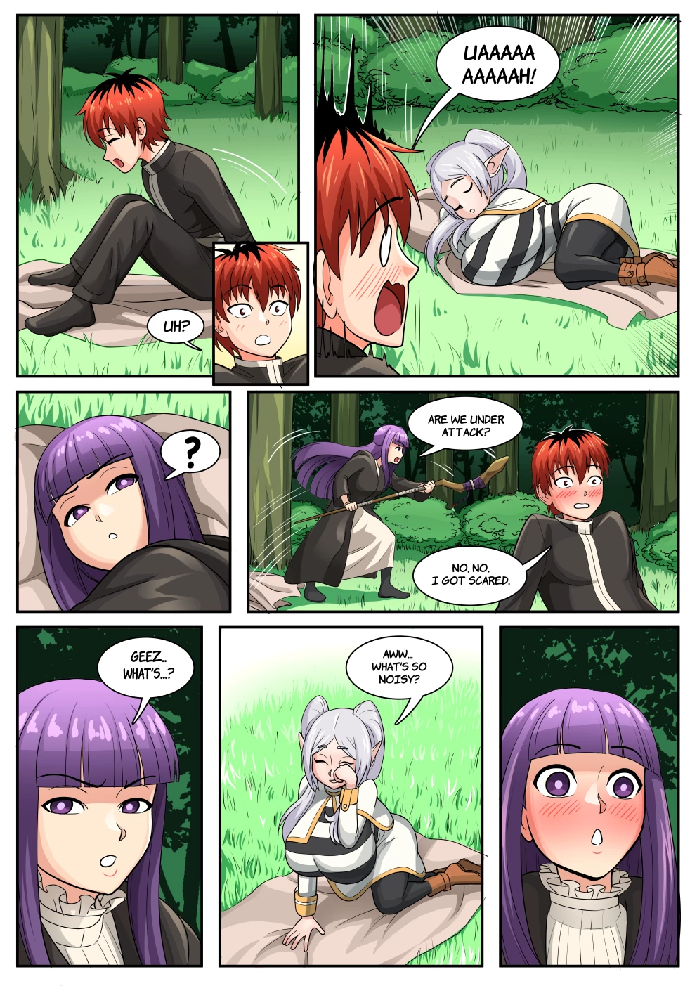 Frieren's New Lewd Spell porn comic picture 5