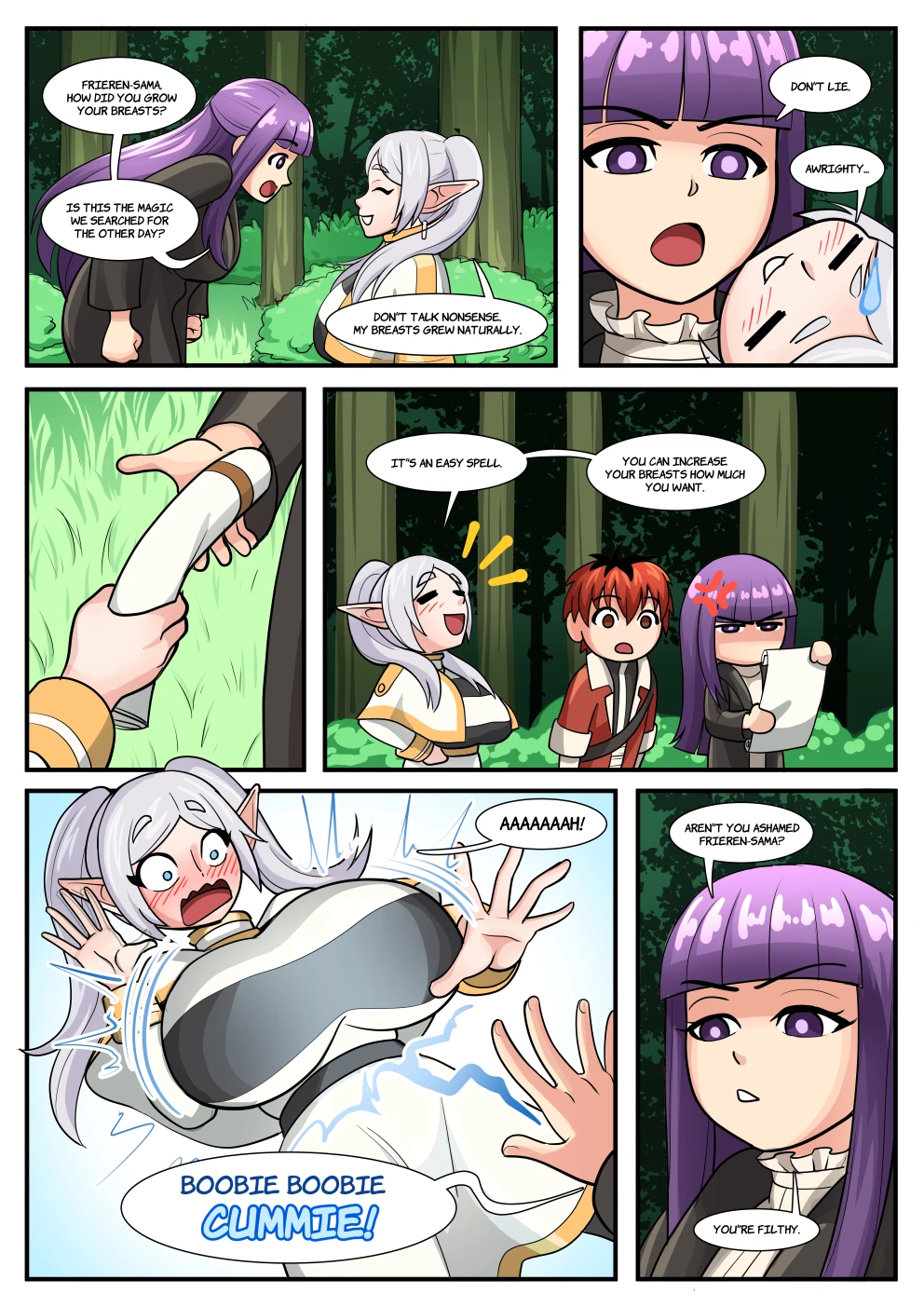 Frieren's New Lewd Spell porn comic picture 6